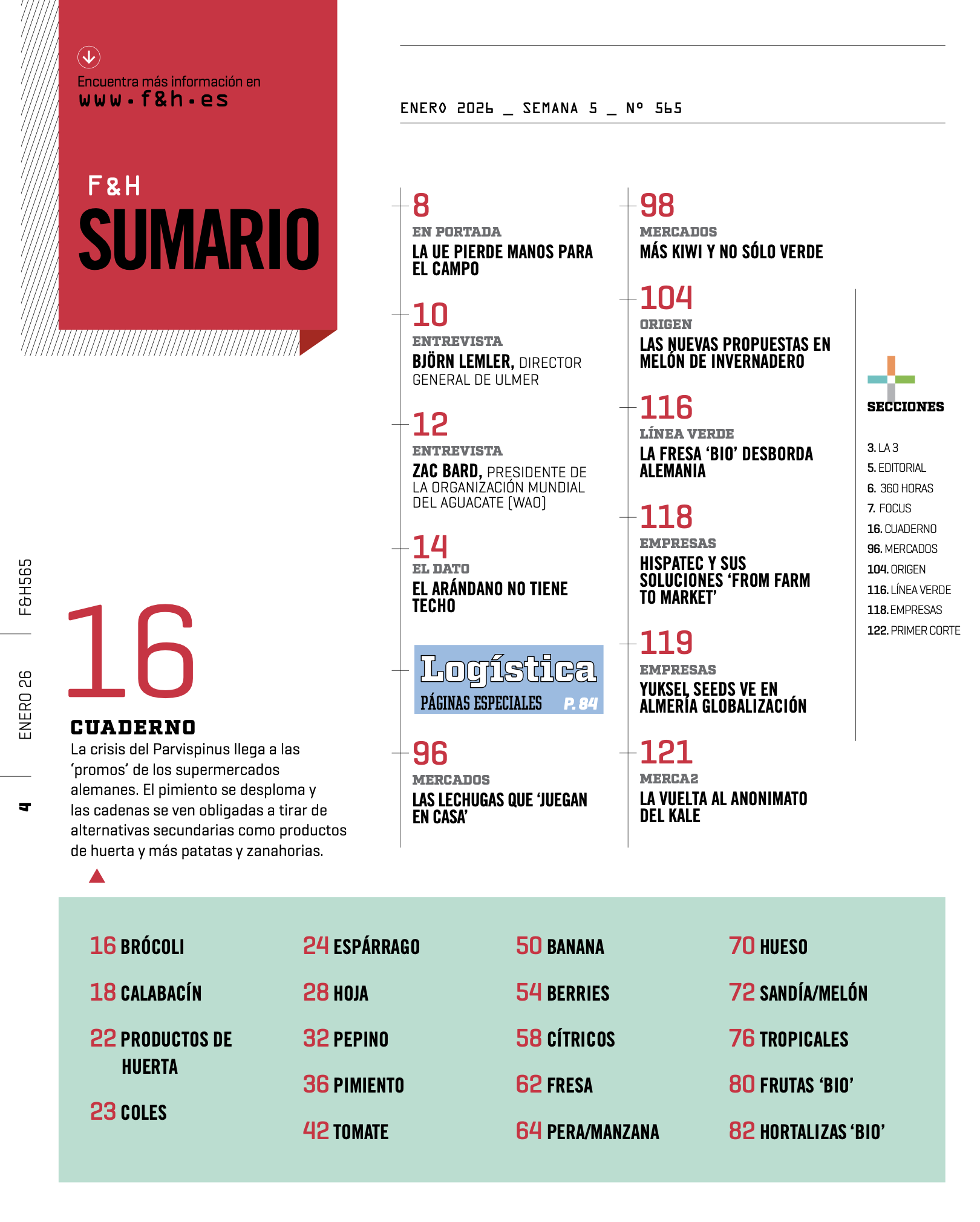 Revista F&H 565 - Enero 2026 - Imagen 2