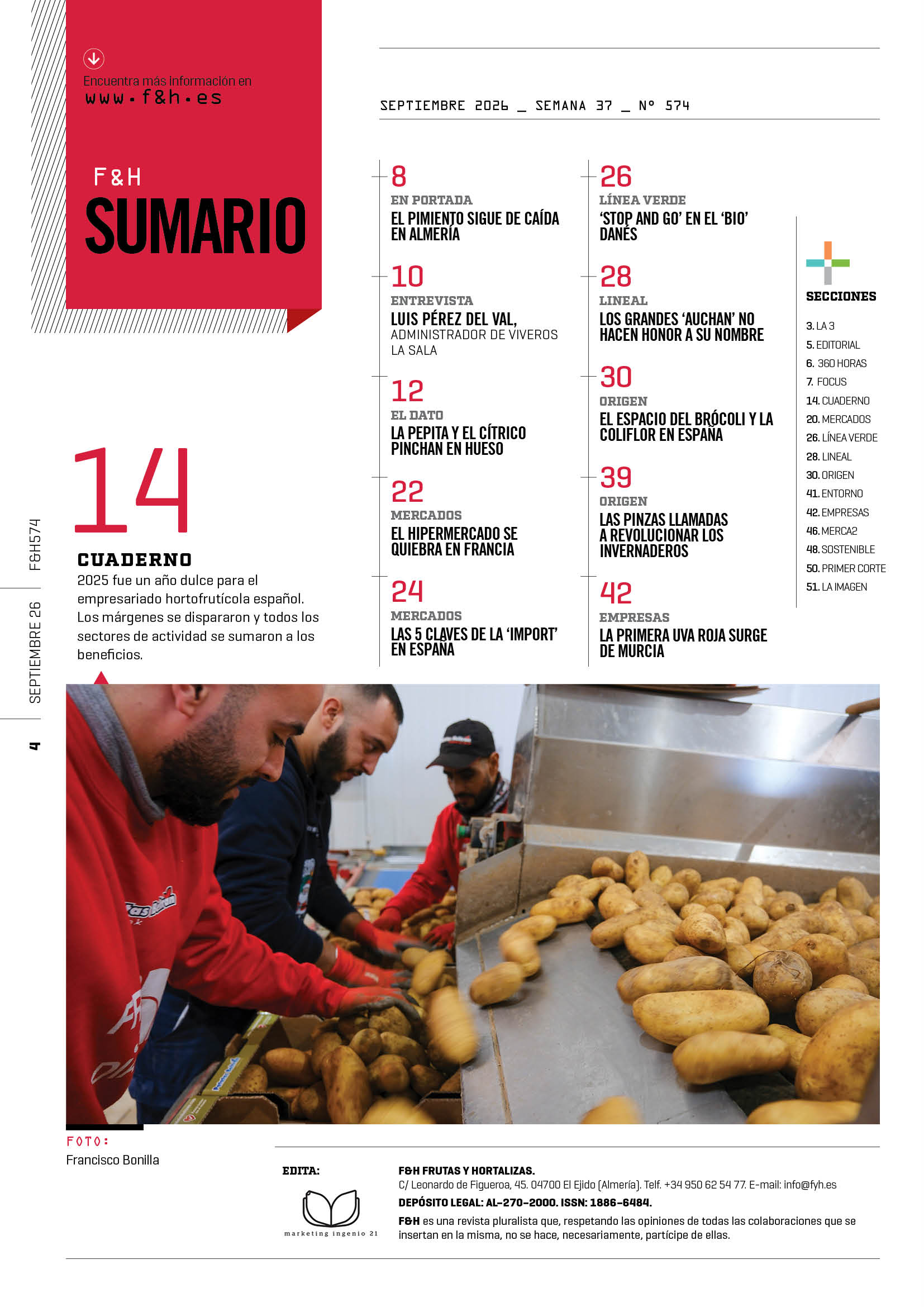 Revista F&H 574 - Septiembre 2026 - Imagen 2