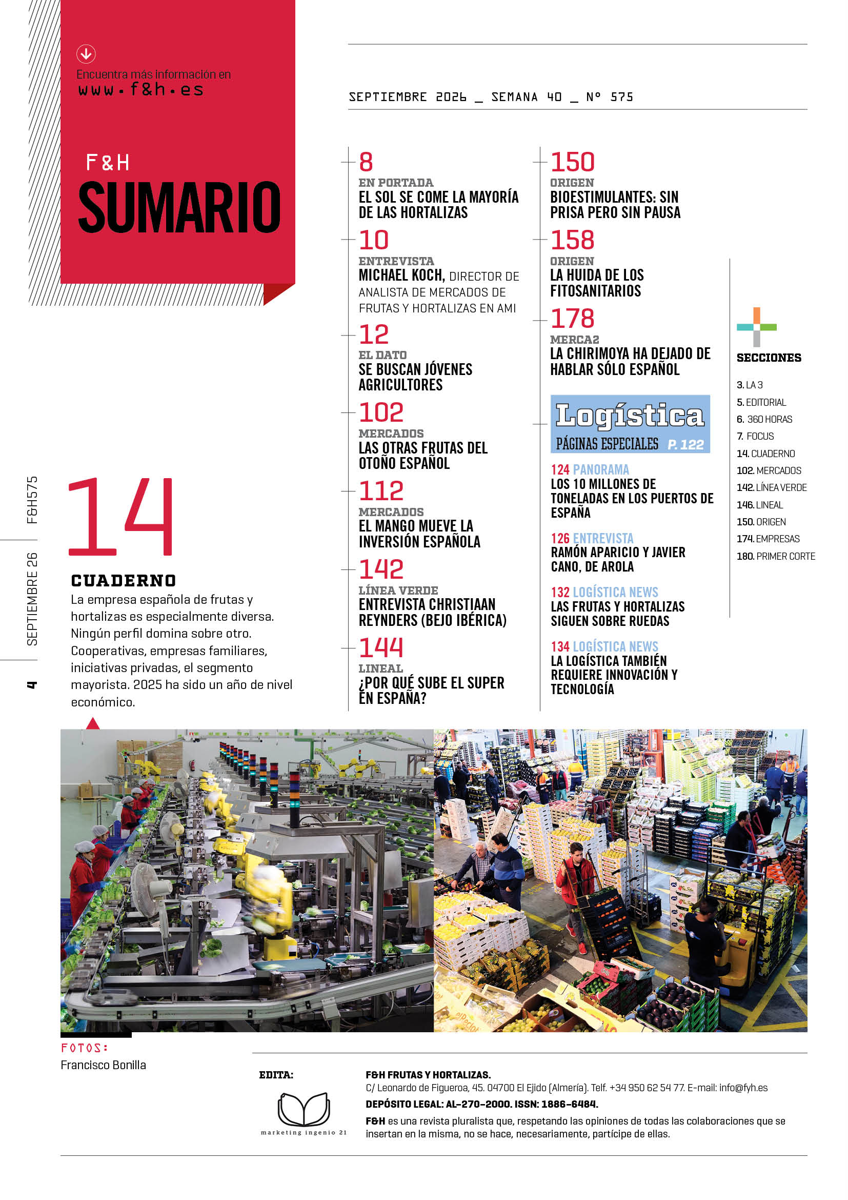 Revista F&H 575 - Septiembre 2026 - Imagen 2