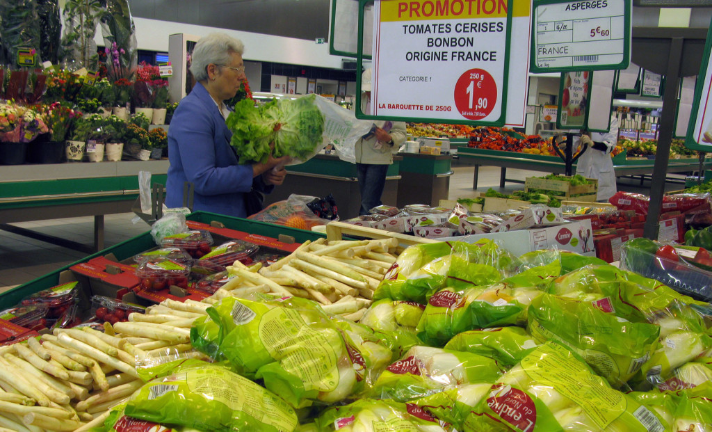 Francia franceses inflación frescos frutas verduras encuestados