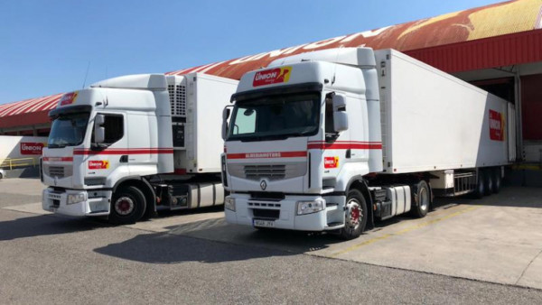 camión transporte exportación frutas hortalizas