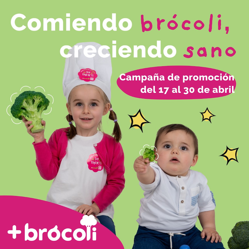 brócoli consumo infantil campaña