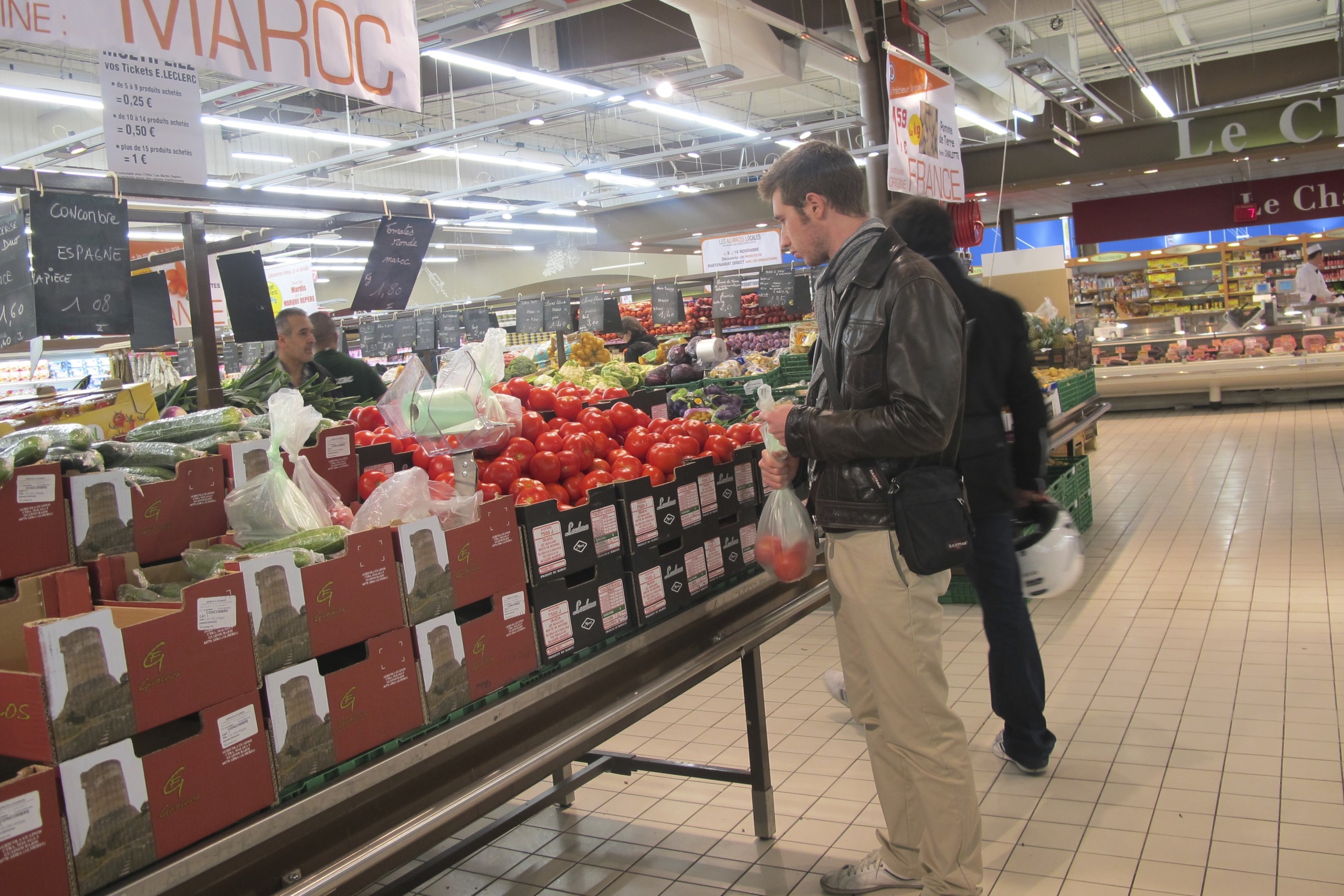 Francia, alimentos, frutas, hortalizas, inflación
