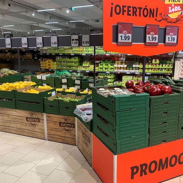 Lidl cartelería digital