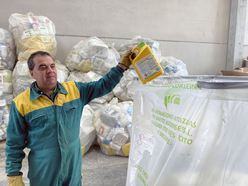 Sigfito agricultores españoles reciclaron envases agrarios