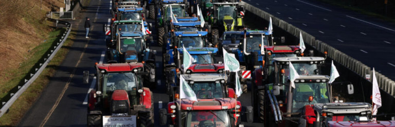 Francia movilizaciones camiones