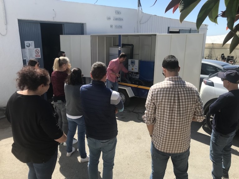 Agroponiente nanoburbujas moleaer