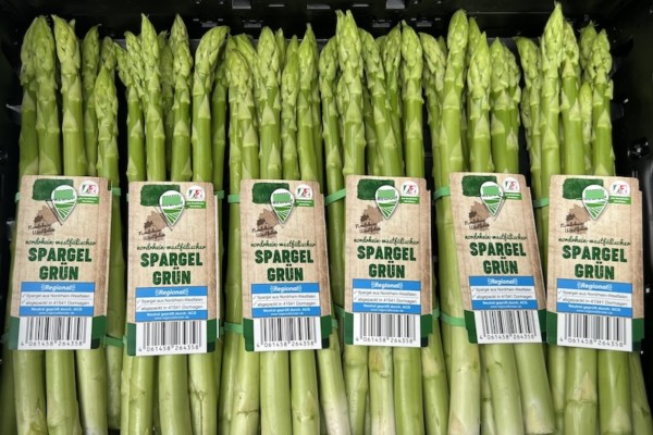 Aldi espárrago verde Alemania