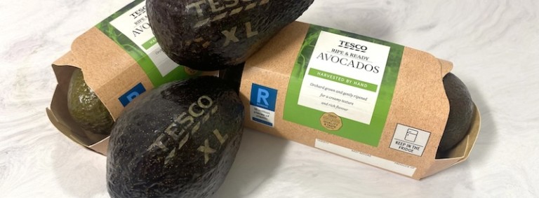 Tesco grabado láser aguacate