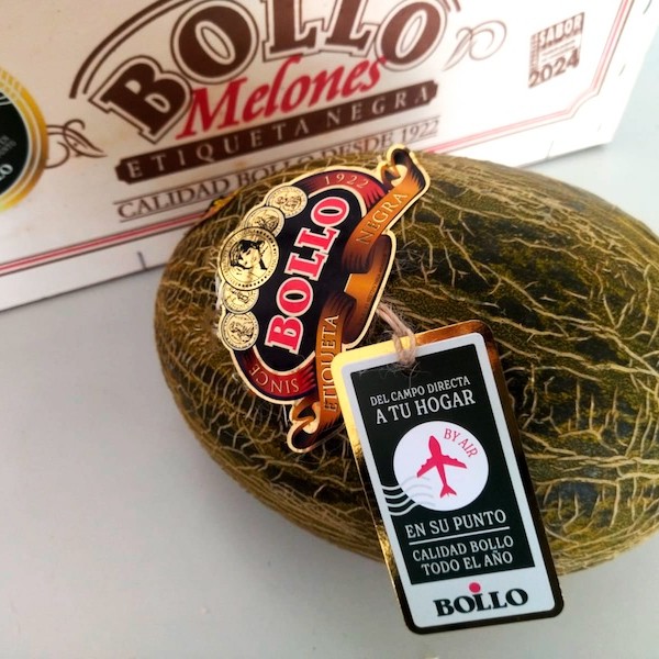 Bollo melón por avión