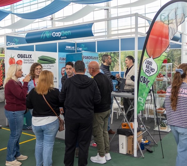 CapGen Seeds presenta sus novedades en tomate y pepino en Expo Cherry