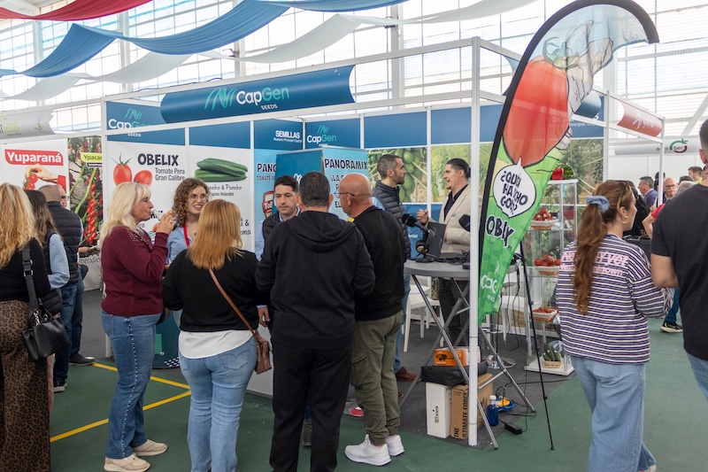CapGen Seeds presenta sus novedades en tomate y pepino en Expo Cherry