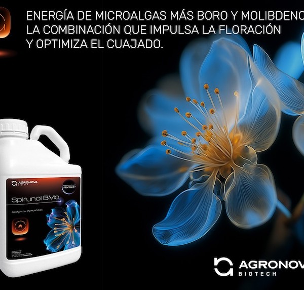 Spirunol BMo, el bioestimulante foliar que impulsa la floración y el cuajado