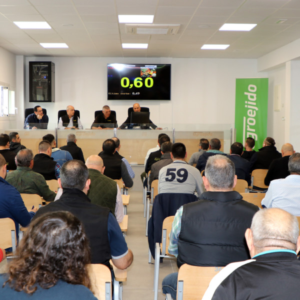 SGS verifica la transparencia del hacer de la subasta en Agroejido