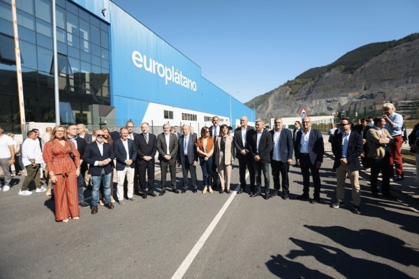 Europlátano inaugura su centro de maduración en Orozco (Vizcaya)