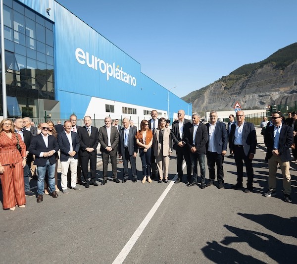 Europlátano inaugura su centro de maduración en Orozco (Vizcaya)
