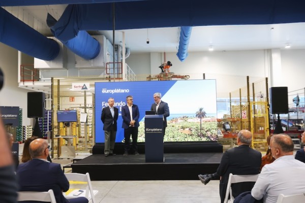 Europlátano inaugura su centro de maduración en Orozco (Vizcaya)