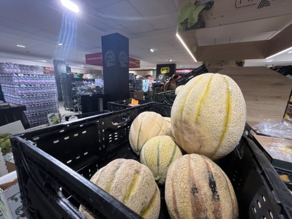 La producción húngara de Cantaloup en Aldi.