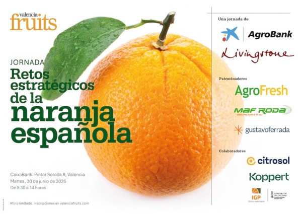 Valencia Fruits organiza una jornada en torno a los retos estratégicos del sector de la naranja en Valencia.
