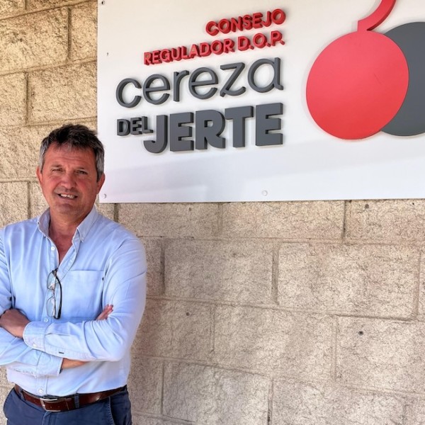 José Antonio Tierno, presidente del Consejo Regulador de la DOP Cereza del Jerte.