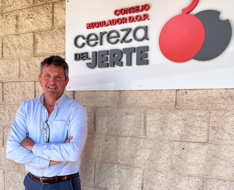 José Antonio Tierno, presidente del Consejo Regulador de la DOP Cereza del Jerte.