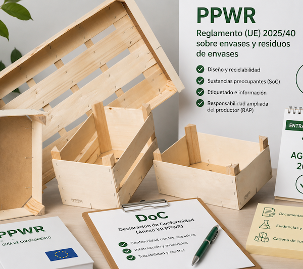 El sector del envase de madera está preparado para la aplicación del PPWR