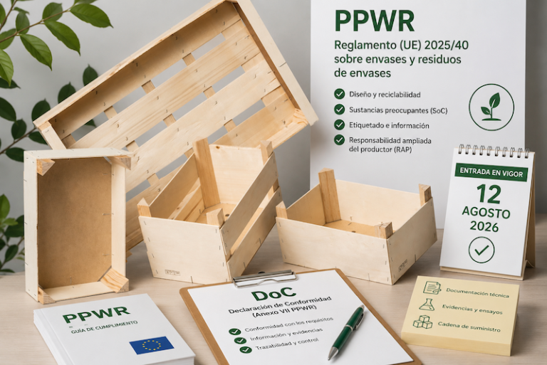 El sector del envase de madera está preparado para la aplicación del PPWR