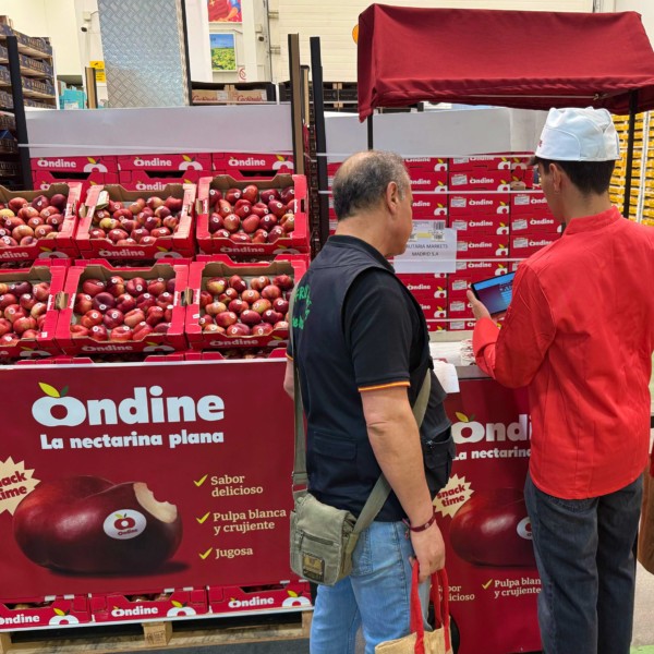 Frutaria lleva la platerina Ondine® de promoción a Mercamadrid