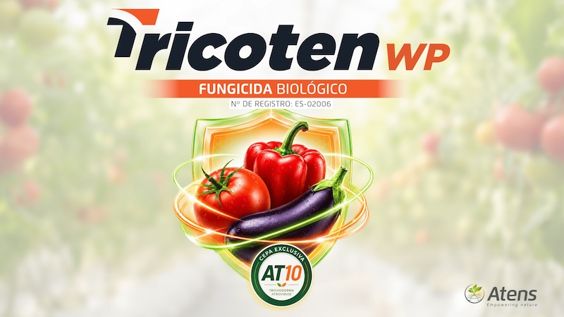 ATENS logra el registro en España de su fungicida biológico Tricoten WP