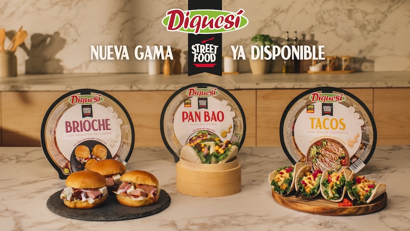 Gama Street Food de ensaladas completas de DiqueSí