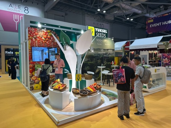 Stand de Yuksel Seeds en Asia Fruit Logistica 2026