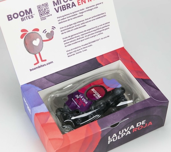 BOOMBITES™, la uva de mesa de pulpa roja natural de Bloom Fresh