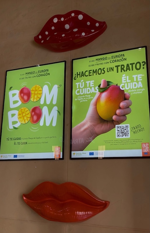 'Tú te cuidas y él te cuida' es el eslogan de la campaña del mango europeo en España