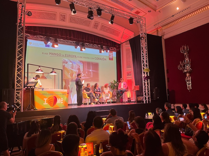 Presentación de la campaña de mango europeo cultivado en España este martes en Madrid