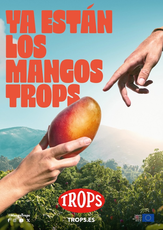 Imagen de la nueva campaña de mango de Trops