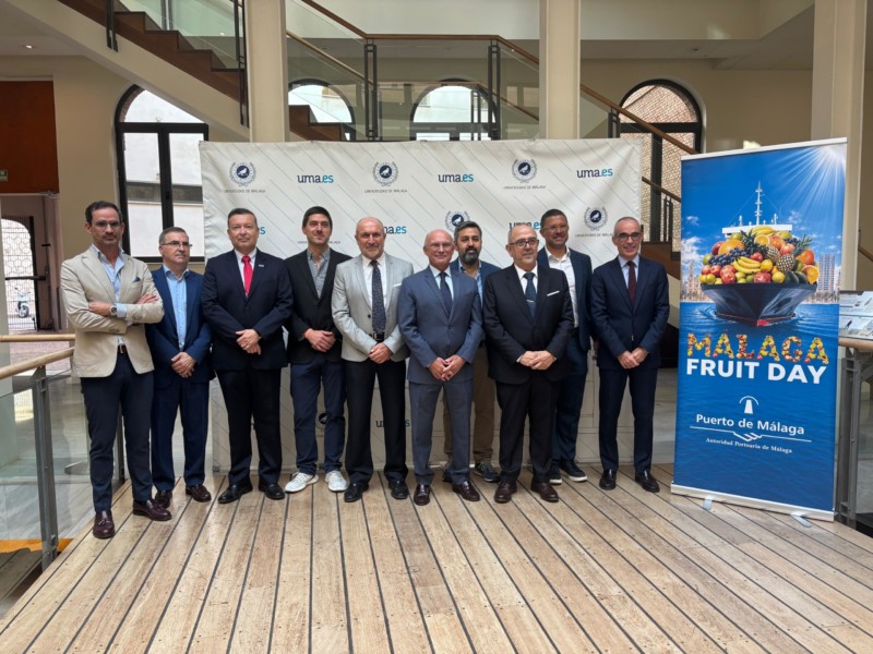 El Puerto de Málaga celebró la tercera edición de Málaga Fruit Day en el Rectorado de la Universidad de Málaga