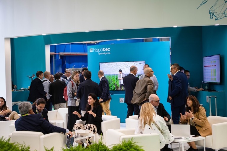 Stand de Hispatec Agrointeligencia en Fruit Attraction