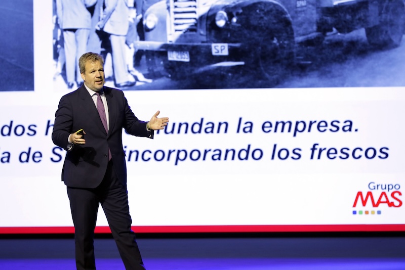 Jerónimo Martín, consejero delegado de Grupo MAS, en el 41º Congreso de Gran Consumo de AECOC en Sevilla
