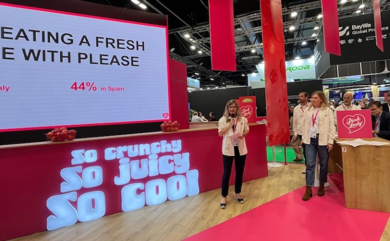 Presentación del estudio Usos y Actitudes de Pink Lady® Europe en Fruit Attraction, en Madrid